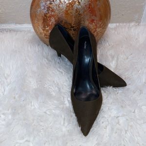 Aldo Olive Heels